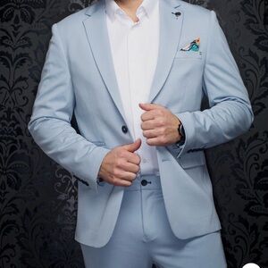 Light Blue Men's jacket